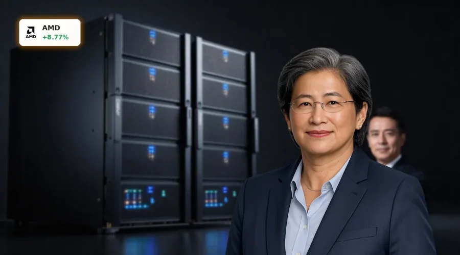 AMD Meta-Deal $100B: +8.8% Rally in AI Chips