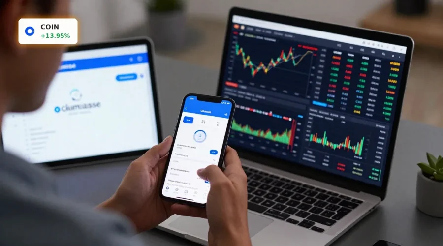 Coinbase Global, Inc. (COIN) — Coinbase Expansion +13.9%: Boom from Commission-Free Stock Trading