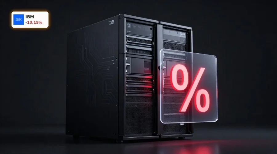 IBM AI Disruption -13.1%: How Hard Does the Mainframe Shock Hit?