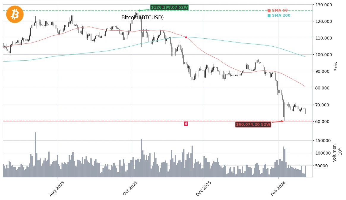Bitcoin (BTC-USD) Stock Chart