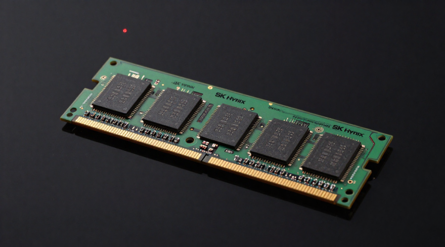 SK Hynix Crash highlighted by HBM memory chips symbolizing KOSPI and AI risk