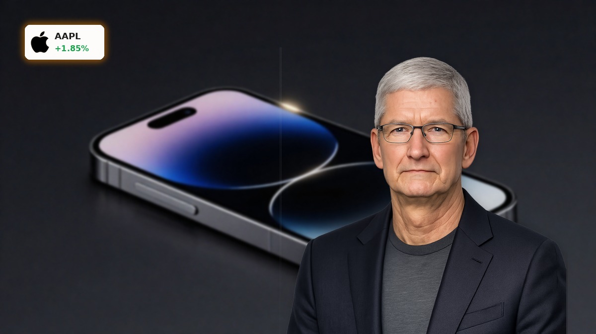 Apple Siri AI shown through a premium iPhone product shot highlighting on-device AI and advanced smartphone hardware
