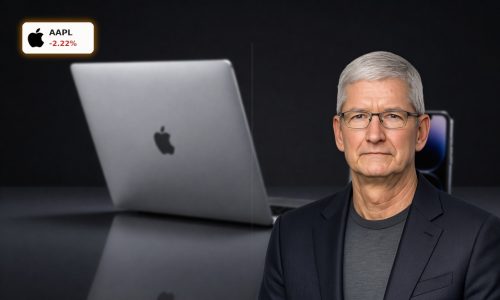 Apple Product Strategy with MacBook Neo and premium iPhone Fold devices on dark background