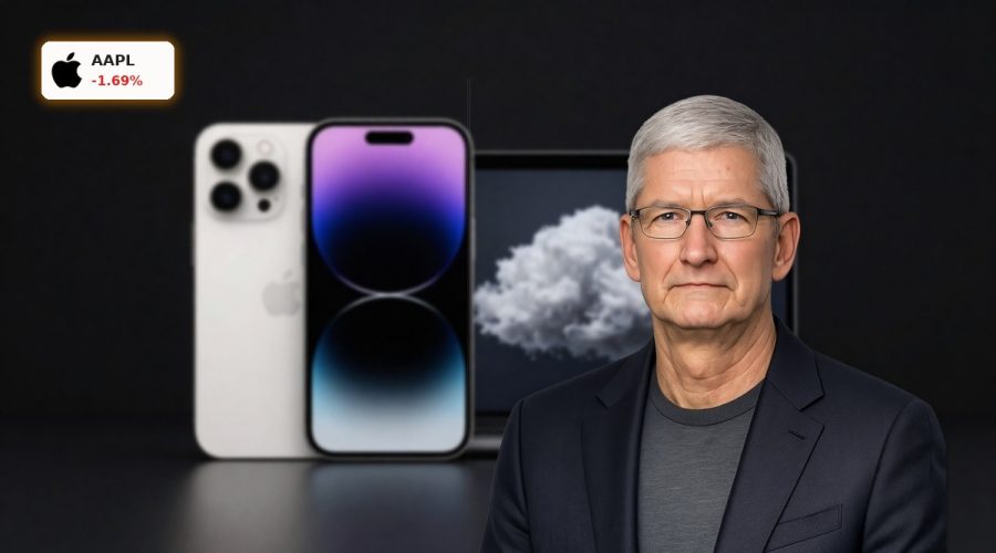 Premium Apple devices symbolizing Apple AI Strategy amid rising AI investment and market pressure
