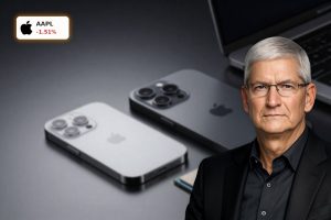 Apple US Manufacturing focus with iPhone and US-made chips highlighting AI-ready sensors and silicon