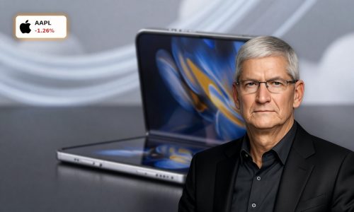 Concept Apple Foldable phone with seamless flexible display and AI-focused premium design.