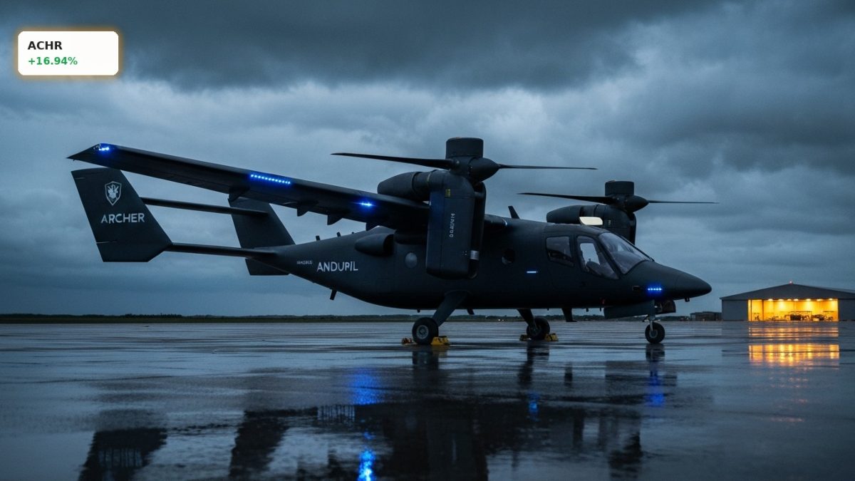Archer Aviation Partnership: Stock Soars 16.9% on Anduril Defense Deal