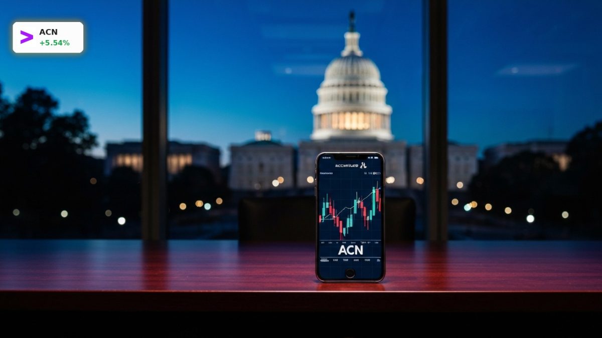 Accenture Insider Trading: Stock Surges 5.5% After Congress Sell-Off