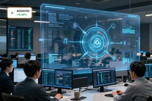 Institutional trading team reviews regulated DeFi setup on Cardano Midnight privacy chain