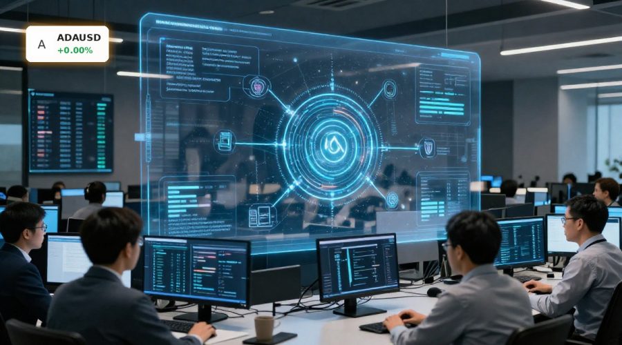 Institutional trading team reviews regulated DeFi setup on Cardano Midnight privacy chain