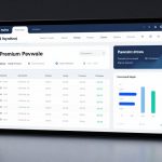 ADP Employment Report concept with payroll analytics tools and hiring data theme on a dark premium background