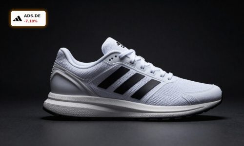 Adidas Forecast under pressure symbolized by premium Adidas sneakers in dramatic lighting