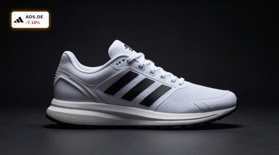 Adidas Forecast under pressure symbolized by premium Adidas sneakers in dramatic lighting