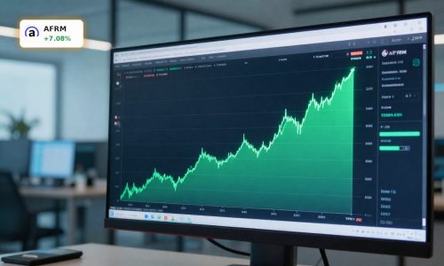 Affirm Forecast highlighted by a rising AFRM stock chart on a modern trading screen