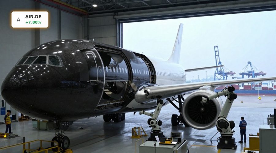 Airbus Supply Chain Risk highlighted by composite aircraft assembly in Gulf-linked aerospace factory