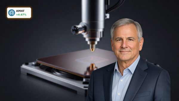 Applied Materials Singapore Expansion highlighted by semiconductor wafer and chipmaking equipment in a premium product shot