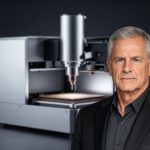 Applied Materials Forecast focused on semiconductor fabrication equipment and AR optics on a dark premium backdrop