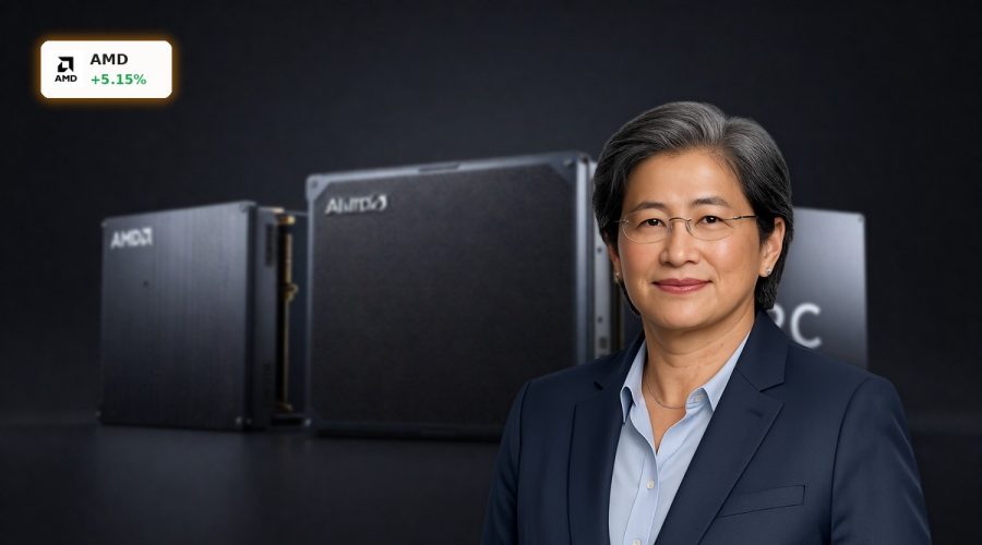 AMD AI Investment +5.2% as $2.7B UK Push Lifts Shares