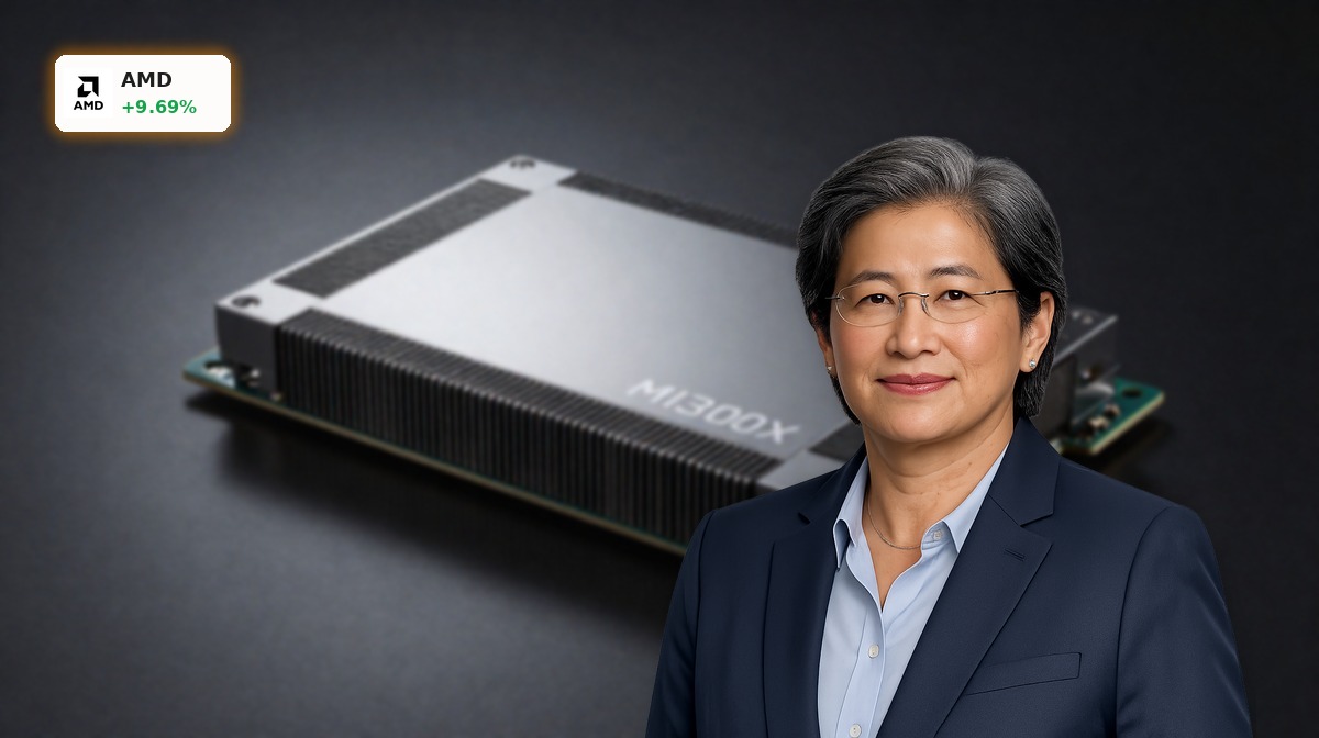 AMD AI Forecast +9.7% as Nvidia Delay Lifts AI Hopes