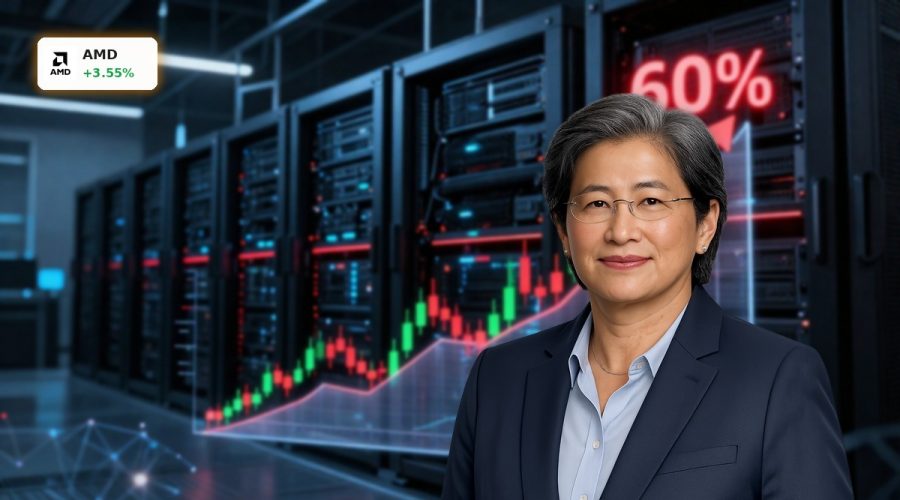 AMD AI Forecast highlights 60% data center growth in bullish stock market outlook