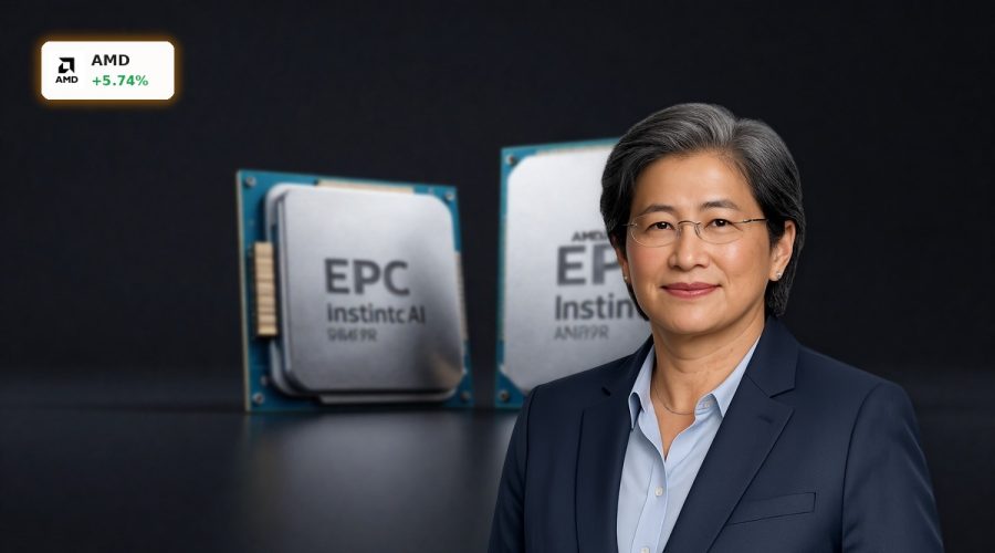 AMD Record +5.7% as AI and Data Center Growth Fuel Shares