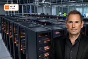 Vast AWS data center symbolizing Amazon AI Strategy capex boom and cloud infrastructure expansion