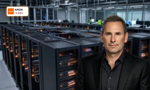 Vast AWS data center symbolizing Amazon AI Strategy capex boom and cloud infrastructure expansion