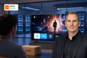 Amazon Entertainment Strategy blending Prime Video, box office hits and AI data centers in one cinematic tech scene