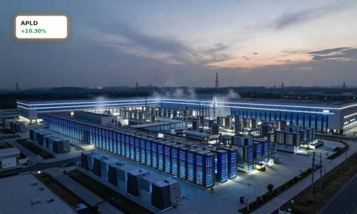 Vast AI data center campus symbolizing the $7.5B Applied Digital Hyperscaler Deal