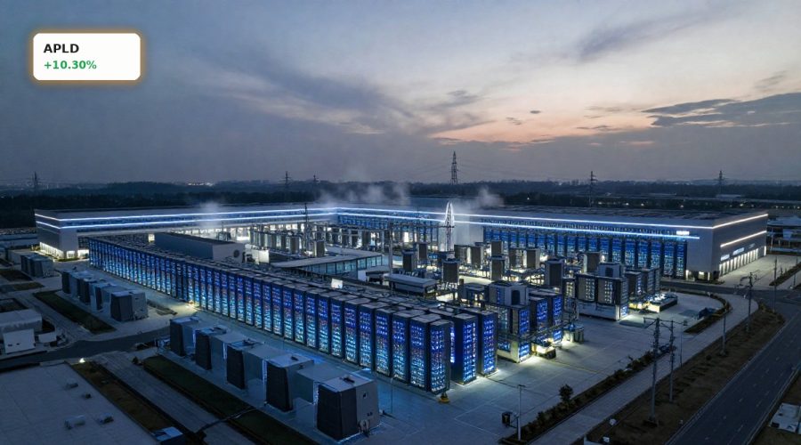 Vast AI data center campus symbolizing the $7.5B Applied Digital Hyperscaler Deal