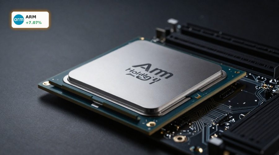 Arm Holdings AGI CPU on high-end server board for AI data centers