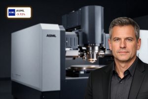 ASML EUV Technology lithography machine in a high-end semiconductor fab environment