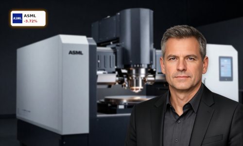 ASML EUV Technology lithography machine in a high-end semiconductor fab environment