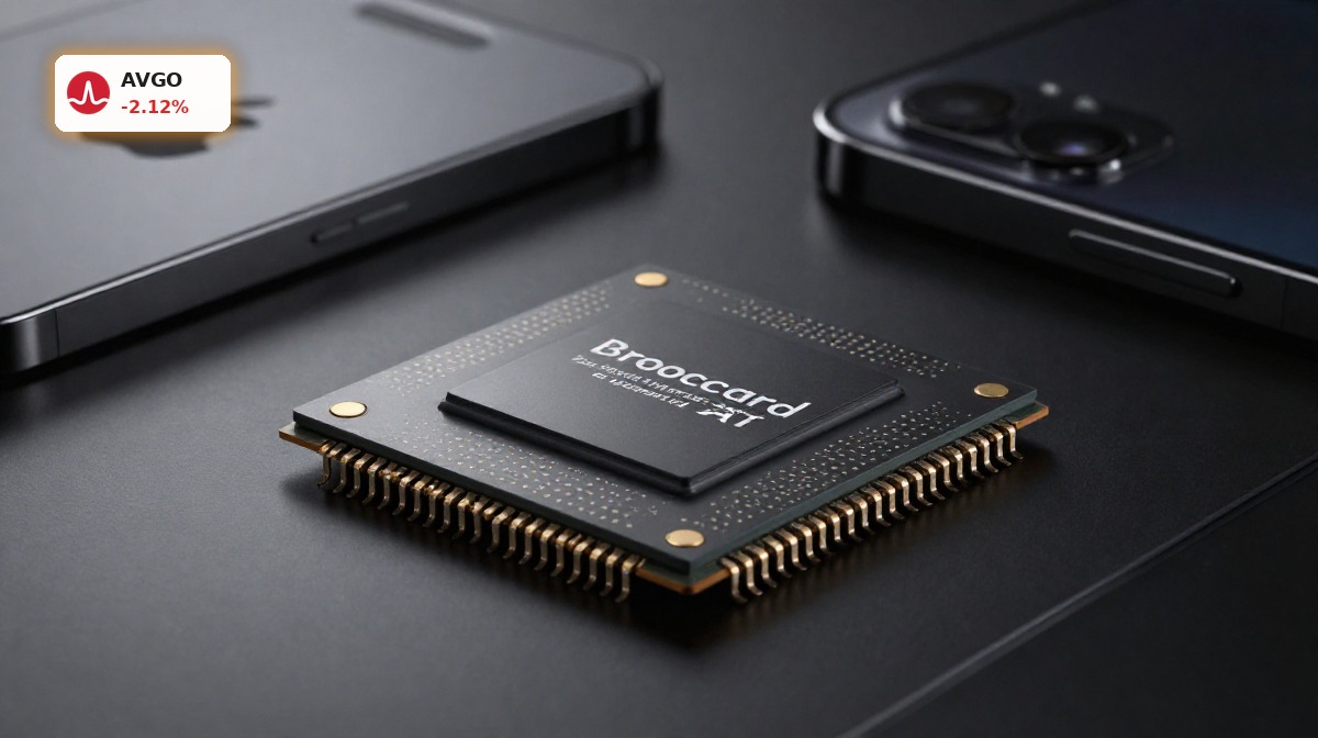 Broadcom Apple Partnership: AVGO Falls 2.1% on Deal News