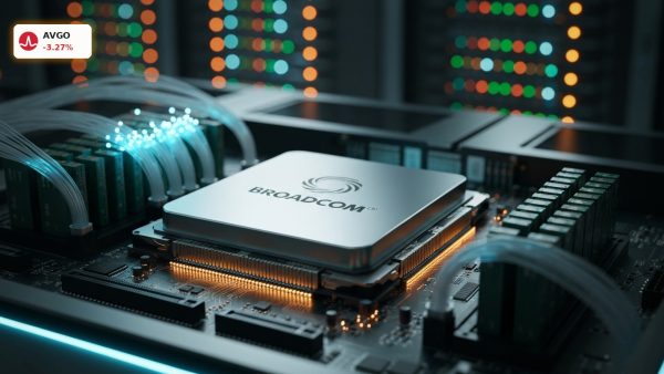 Broadcom AI Revenue surges as custom ASIC chips power modern data center servers.