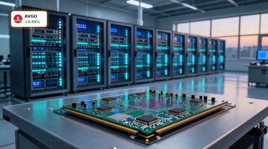Broadcom AI Forecast highlighted by advanced chips and data center infrastructure