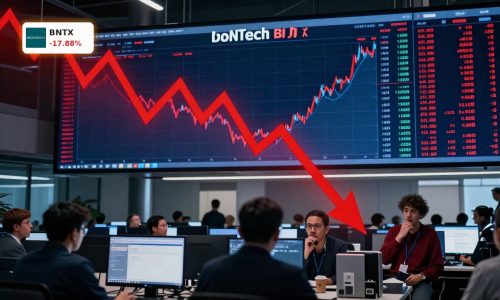 BioNTech Leadership Change linked to sharp BNTX stock sell-off on trading floor