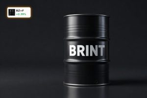 Brent Oil Crisis symbolized by a premium Brent crude barrel under dramatic lighting above $100