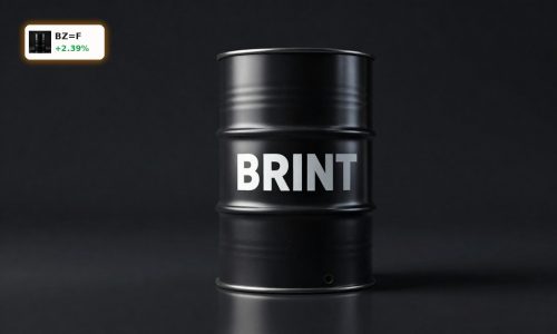 Brent Oil Crisis symbolized by a premium Brent crude barrel under dramatic lighting above $100