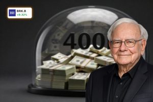 Massive cash vault symbolizing Berkshire Hathaway Earnings and record cash hoard near $400B