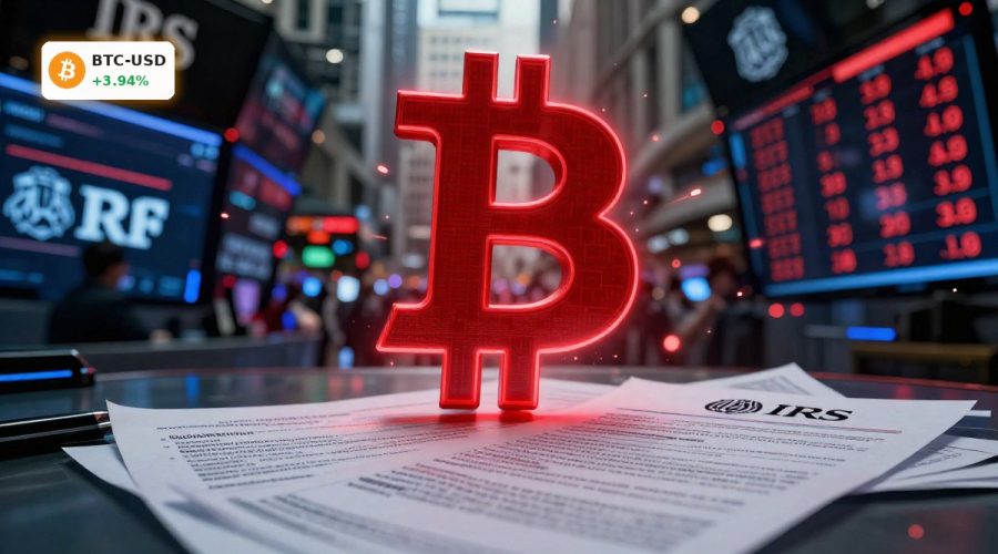 Bitcoin Regulation with IRS oversight and ETF demand as Bitcoin trades near record highs