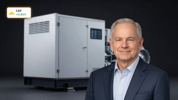 Caterpillar Record driven by industrial backup generator and turbine equipment for AI data center power demand