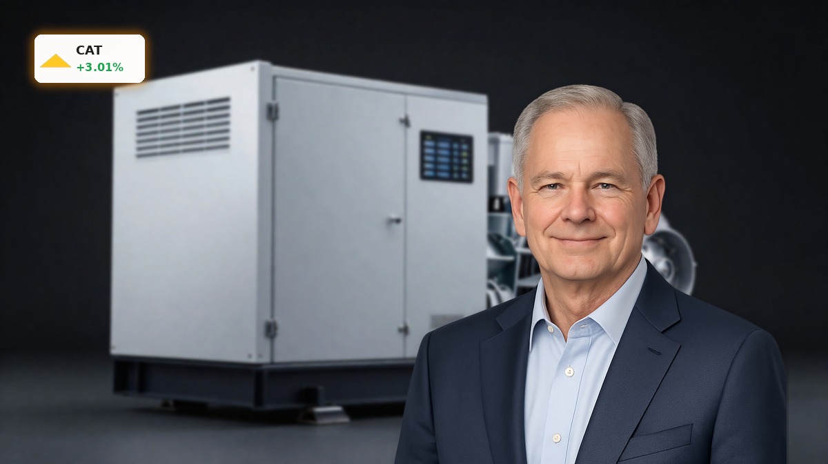 Caterpillar Record +3% as AI Power Demand Lifts CAT