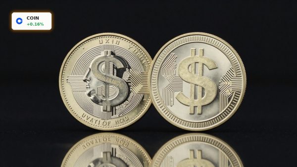 Coinbase Stablecoin Open USD token in premium dark product shot highlighting institutional crypto payments