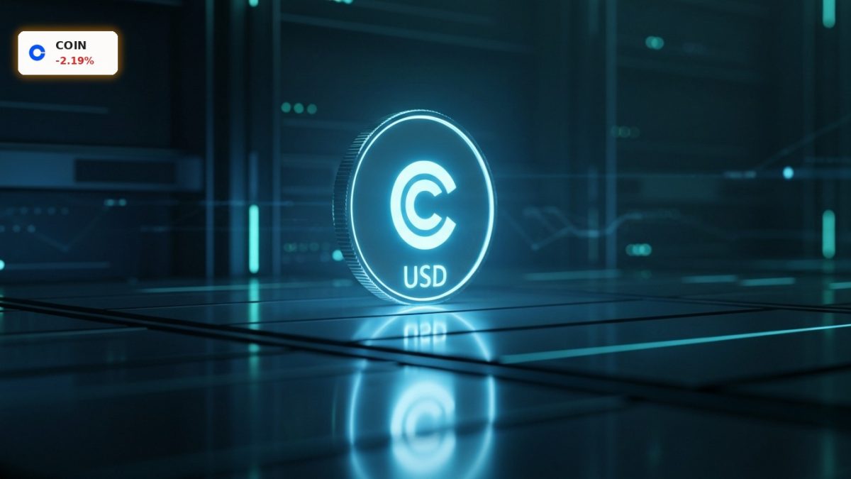 Coinbase Stablecoin Project Launches as Stock Drops -2.2% on Regulatory Fears