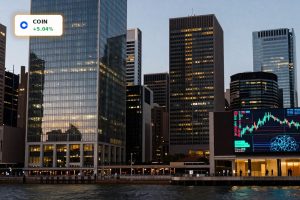 Sydney financial district skyline symbolizing Coinbase Australia License and new AFSL crypto derivatives approval