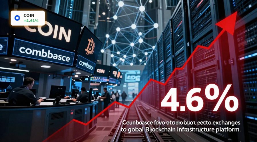 Coinbase Strategy highlighted as COIN jumps 4.6% on crypto infrastructure pivot