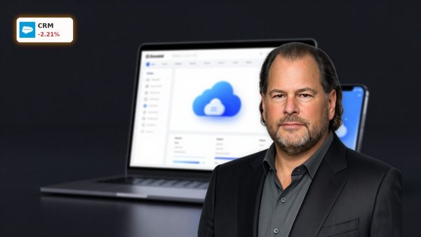 Salesforce Agentforce Downgrade reflected in a premium AI enterprise software product setup on dark background