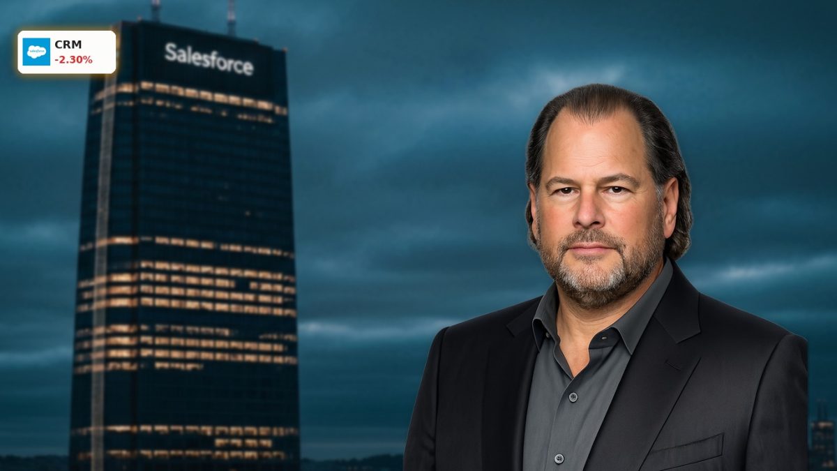 Salesforce Downgrade: CRM Stock Plunges -2.3% on SaaS Growth Fears