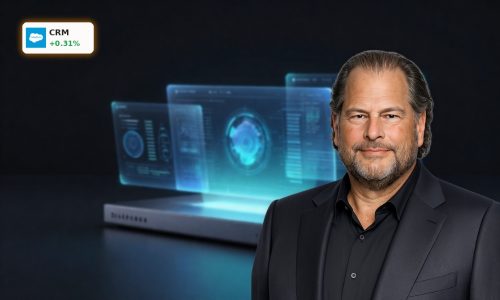 Salesforce AI Strategy visualized as premium Agentforce platform with data cloud and autonomous AI agents